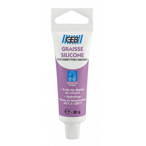 Graisse silicone anticalcaire 20 g GEB - GEB