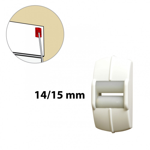 Guide sangle acier laqué, H.45 x L.22 x P.10 mm - AFBAT