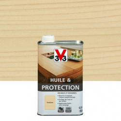 Huile et protection meuble et objet V33 incolore mat 0.5 l - V33