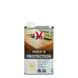 Huile et protection meuble et objet V33 incolore mat 0.5 l - V33