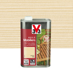 Huile V33 Mobiliers classique naturel mat, 1 l de marque V33, référence: B5869100