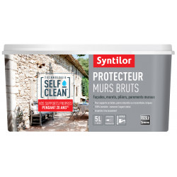 Imperméabilisant façade Protecteur murs bruts self clean incolore 5L de marque SYNTILOR, référence: B5869600