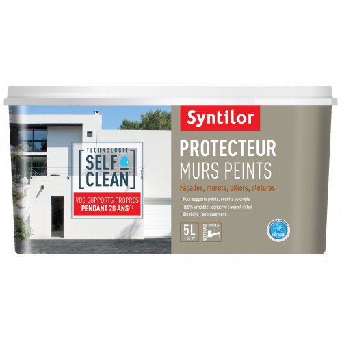 Imperméabilisant façade Protecteur murs peints self clean incolore 5L - SYNTILOR