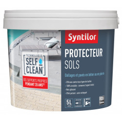 Imperméabilisant sol extérieur Self-clean SYNTILOR incolore mat 5 l de marque SYNTILOR, référence: B5870100