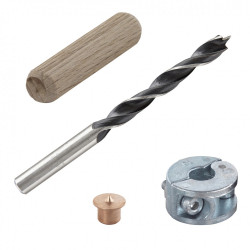 Kit centreurs forets tourillons Diam.10 mm WOLFCRAFT de marque WOLFCRAFT, référence: B5876800