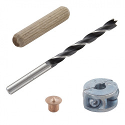 Kit centreurs forets tourillons Diam.8 mm WOLFCRAFT de marque WOLFCRAFT, référence: B5877000