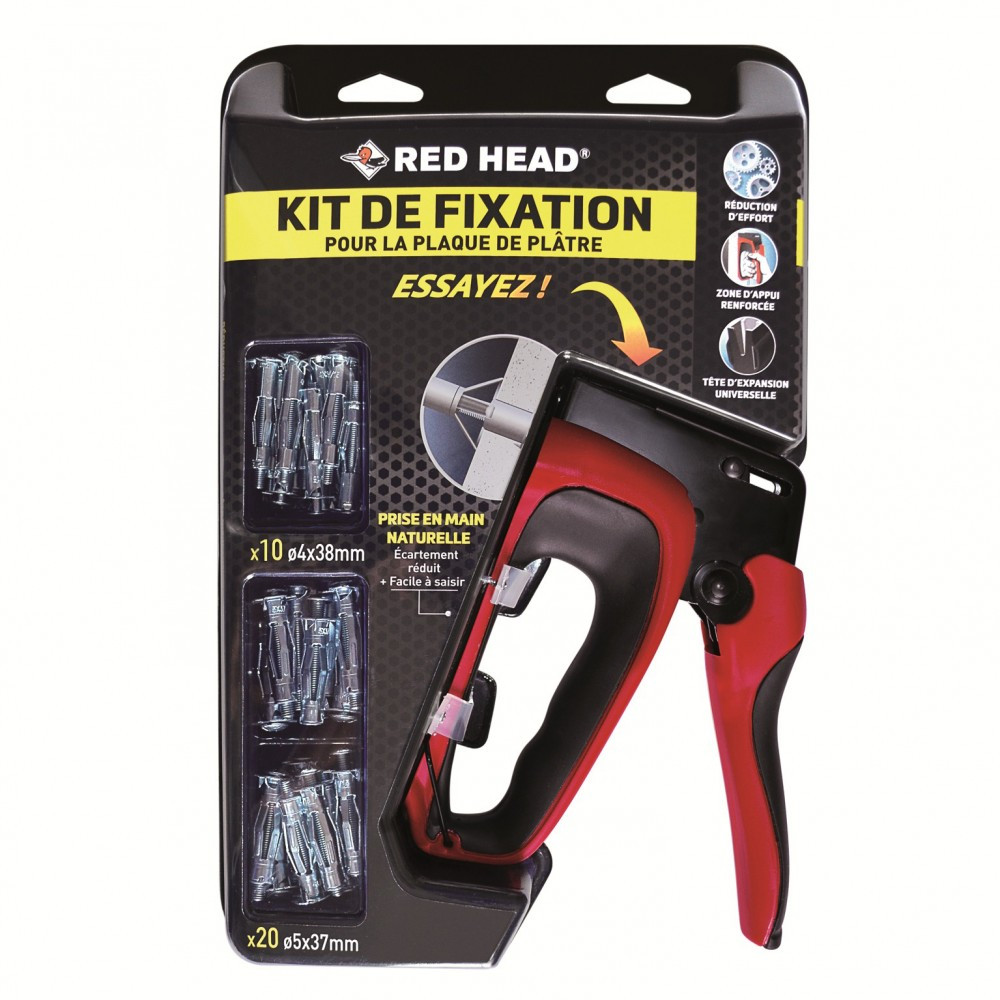 kit chevilles à expansion HEAD Diam.8 x .38 mm