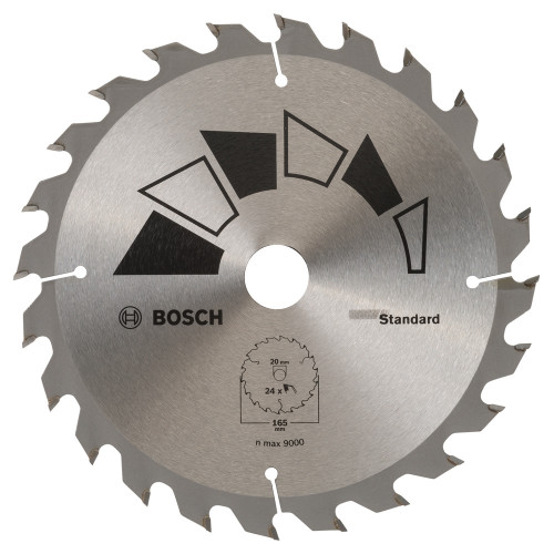 Lame coupe rapide et grossière BOSCH 165 mm 24 dents scie circulaire standard - BOSCH PROFESSIONAL