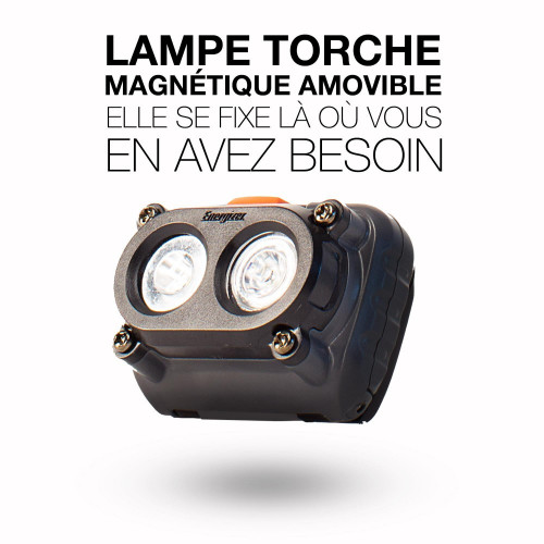Lampe frontale magnétique Hard Case Professional Energizer 3AAA - ENERGIZER