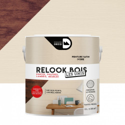 Lasure intérieurepoutre et lambris Relook bois MAISON DECO, ivoire satiné, 2 l - MAISON DECO