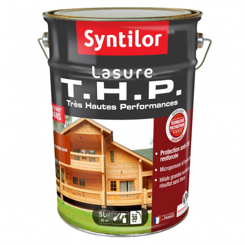 Lasure SYNTILOR Thp 8 ans chêne doré satiné 5 l - SYNTILOR