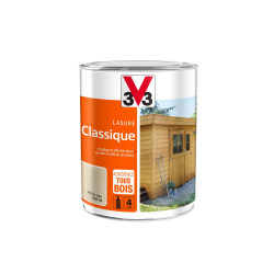 Lasure V33 Classique 4 ans incolore satiné 1 l - V33