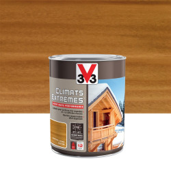 Lasure V33 Climats extrêmes® 12 ans chêne doré satiné 1 l - V33