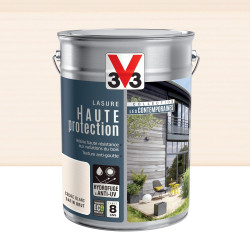Lasure V33 Hp les contemporaines 8 ans cèdre blanc satiné 5 l de marque V33, référence: B5892700