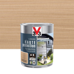 Lasure V33 Hp les contemporaines 8 ans épicéa fumé satiné 1 l de marque V33, référence: B5893600