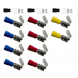 Lot de 10 cosses clips ZENITECH de marque ZENITECH, référence: B5899100