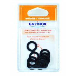 Lot de 10 joints gaz bp, H.1.5 cm GAZINOX - GAZINOX