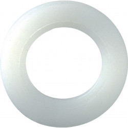 Lot de 10 rondelles nylon plastifié, H.25 x L.25 x P.3 mm de marque AFBAT, référence: B5903900