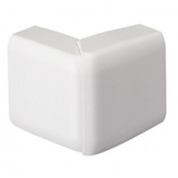 Lot de 2 angles extérieurs variables blanc pour moulure, H. 2.6 x P.1.5 cm de marque TEHALIT, référence: B5908600