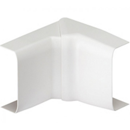 Lot de 2 angles intérieurs variables blanc pour moulure, H. 3.4 x P.1.5 cm - TEHALIT