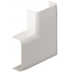 Lot de 2 angles plats blanc pour moulure, H. 2.6 x P.1.5 cm - TEHALIT