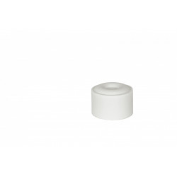 Lot de 2 butées de porte ALPERTEC caoutchouc mat blanc Diam.4 cm x H.2.5 cm de marque ALPERTEC, référence: B5910100