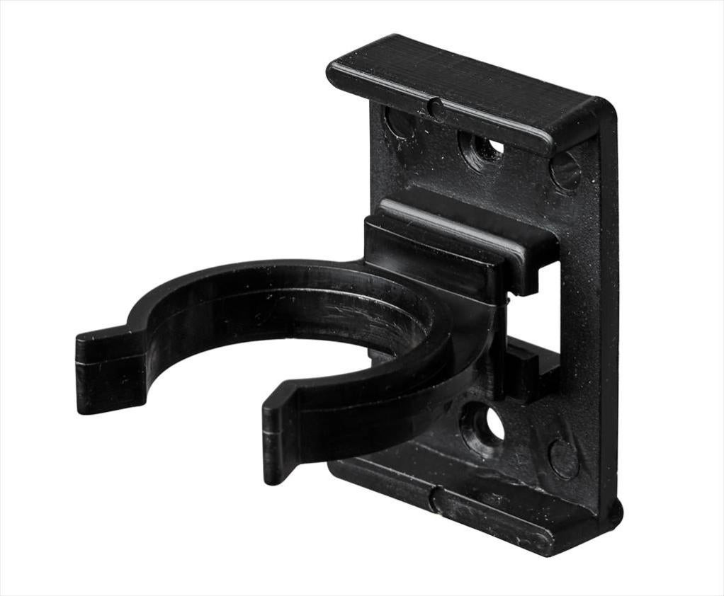 Lot de 2 clips plastique à clipser, Diam.25