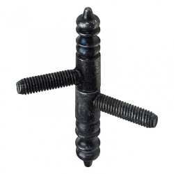 Lot de 2 fiches à visser HETTICH, acier vieilli, H.66 x l.9 mm de marque HETTICH, référence: B5914500