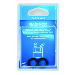 Lot de 2 joints pour gaz naturel en viton inalterable, GAZINOX - GAZINOX