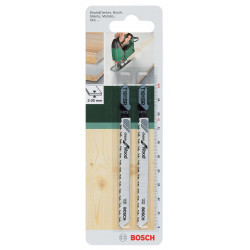 Lot de 2 lames coupe fine et nette BOSCH T101br pour plans de travail - BOSCH