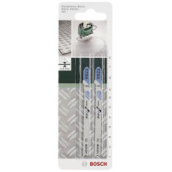 Lot de 2 lames coupe fine et nette BOSCH T218a pour métal moyen - BOSCH