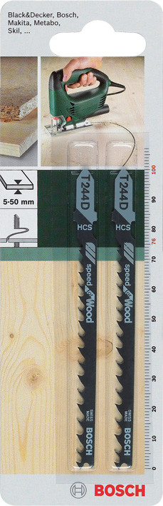 Lame de scie sauteuse HCS T 244 D 74mm 4 5 2 - vue 5