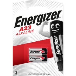 Lot de 2 minipiles alcaline a23/mn21/v23ga, 12 V, ENERGIZER de marque ENERGIZER, référence: B5918100