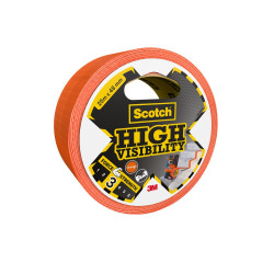 Adhésif de réparation SCOTCH High visibility, une face L.25 m x l.48 mm orange - SCOTCH