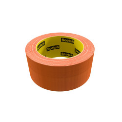 Adhésif de réparation SCOTCH High visibility, une face L.25 m x l.48 mm orange - SCOTCH