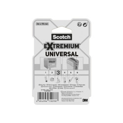 Adhésif de réparation SCOTCH Universal extremium, une face L.3 m x l.19 mm gris - SCOTCH