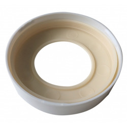 Bague et joint pipe wc rigide, pour sortie de cuvette, WIRQUIN l.2.4 x H.22.5 - WIRQUIN