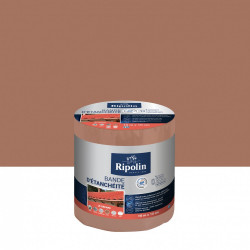 Bande d'étanchéité Adhésive ripolin, 10 m x 10 cm, terre cuite de marque RIPOLIN, référence: B5924200