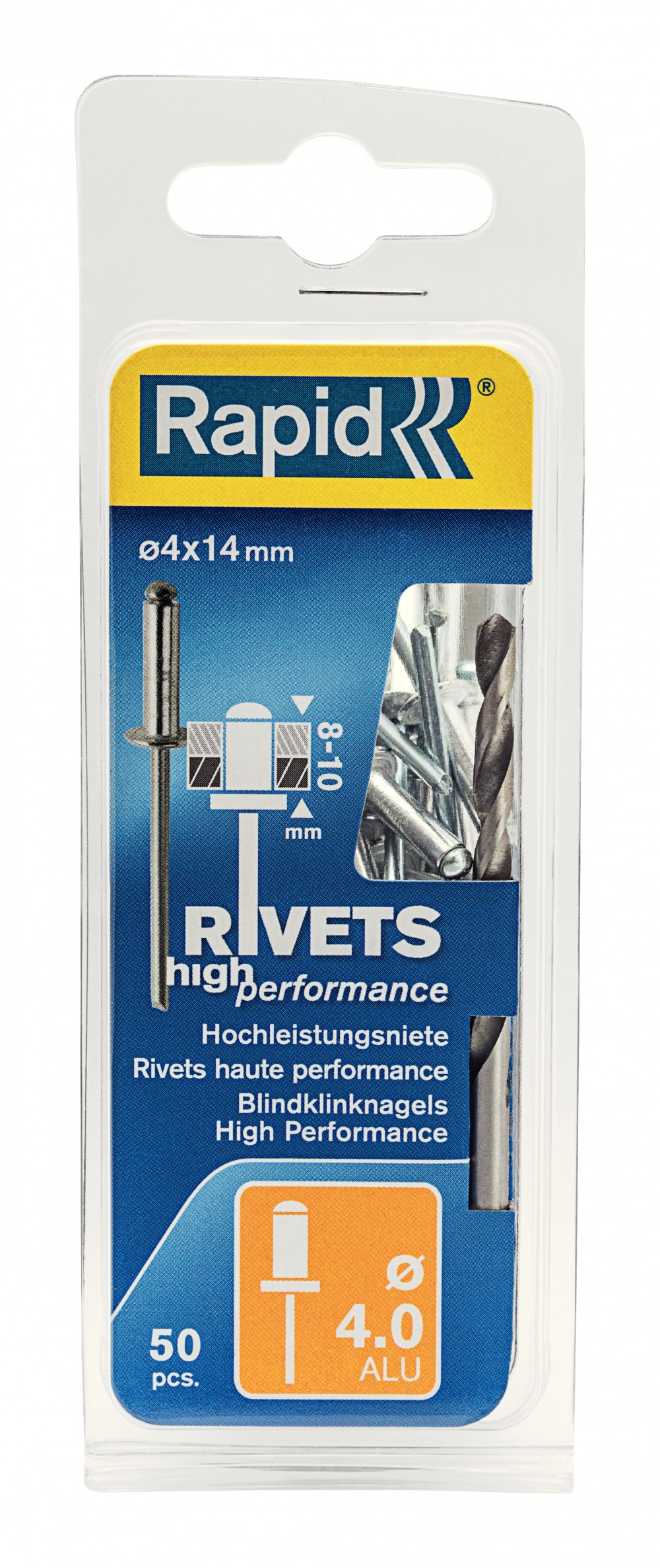 RAPID Rivets Ø4 x 18 mm 40 pcs - vue 3