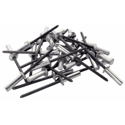 Lot de 50 rivets aluminium Diam.4.8 x H.14 mm RAPID - RAPID