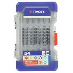 Lot de 53 embouts de vissage TIVOLY de marque TIVOLY, référence: B5935100