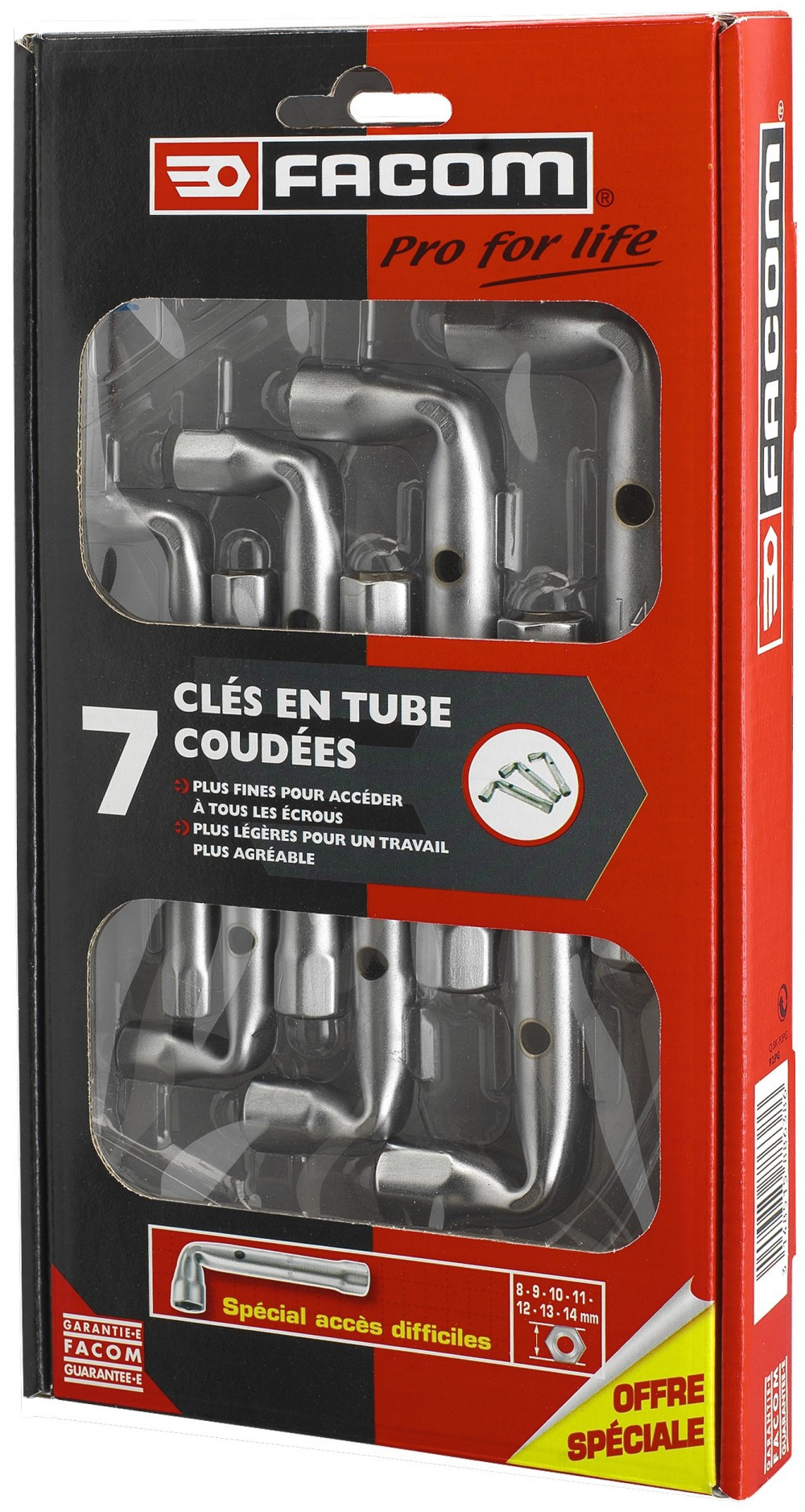 Cofet de 5 tournevis Micro-Tech® Fente - Phillips® Facom - réf. AEF.J1 - Rubix