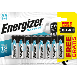 Lot de 8 + 4 piles alcaline lr06 aa, 1.2 V, ENERGIZER - ENERGIZER