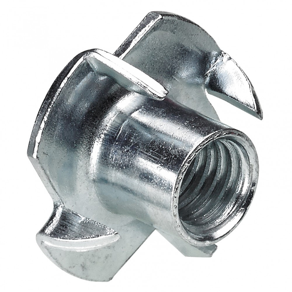 Lot de 8 écrous à enfoncer acier chromé HETTICH .22 mm - vue 2