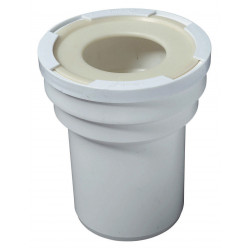 Manchon 100 mm pour sortie de cuvette de WC Diam.10 cm WIRQUIN de marque WIRQUIN, référence: B5946700