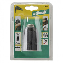 Mandrin autoserrant cylindrique WOLFCRAFT 2618000, Diam.13 mm - WOLFCRAFT