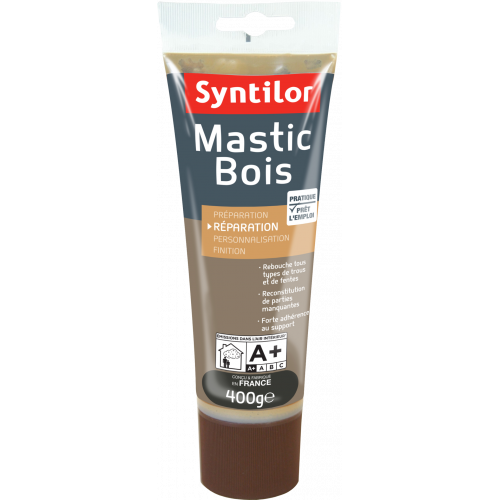 Mastic à bois SYNTILOR, chêne, 400 g - SYNTILOR