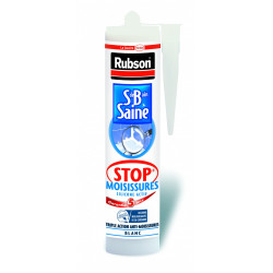 Mastic antimoisissure RUBSON, blanc, 280 ml de marque RUBSON, référence: B5952000
