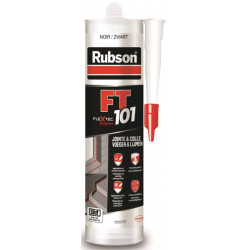 Mastic d'étanchéité toute destination RUBSON qualité pro Ft101 280 ml noir - RUBSON