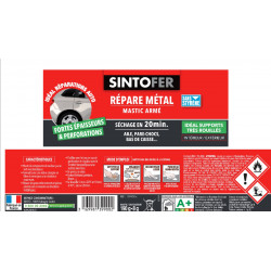 Mastic et durcisseur Sinto fer SINTO, 190 g - SINTO